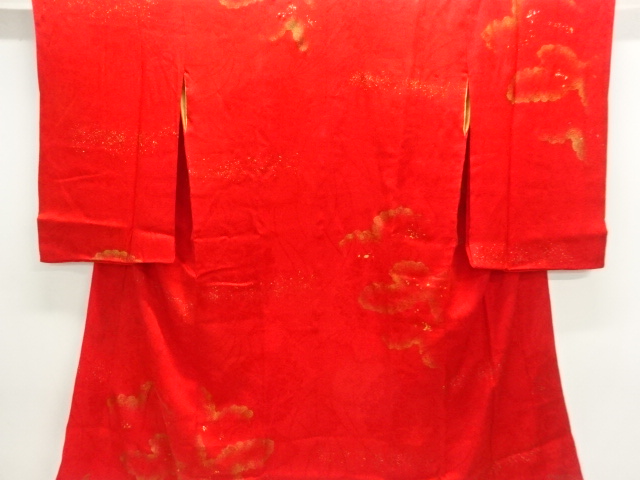 Japanese Kimono / Chirimen Kinsha Silk
